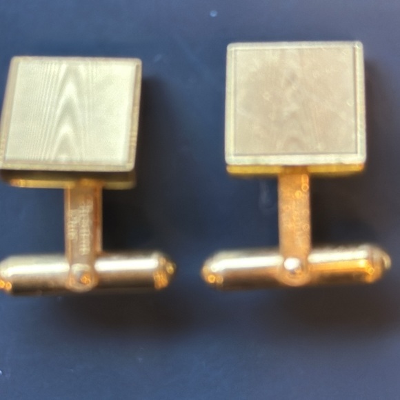 Christian Dior Gold Tone Cufflinks - Picture 3 of 3